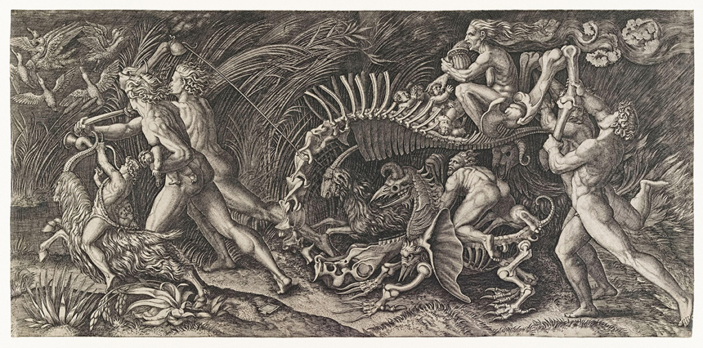 ‘Lo Stregozzo’ engraving by Agostino Veneziano