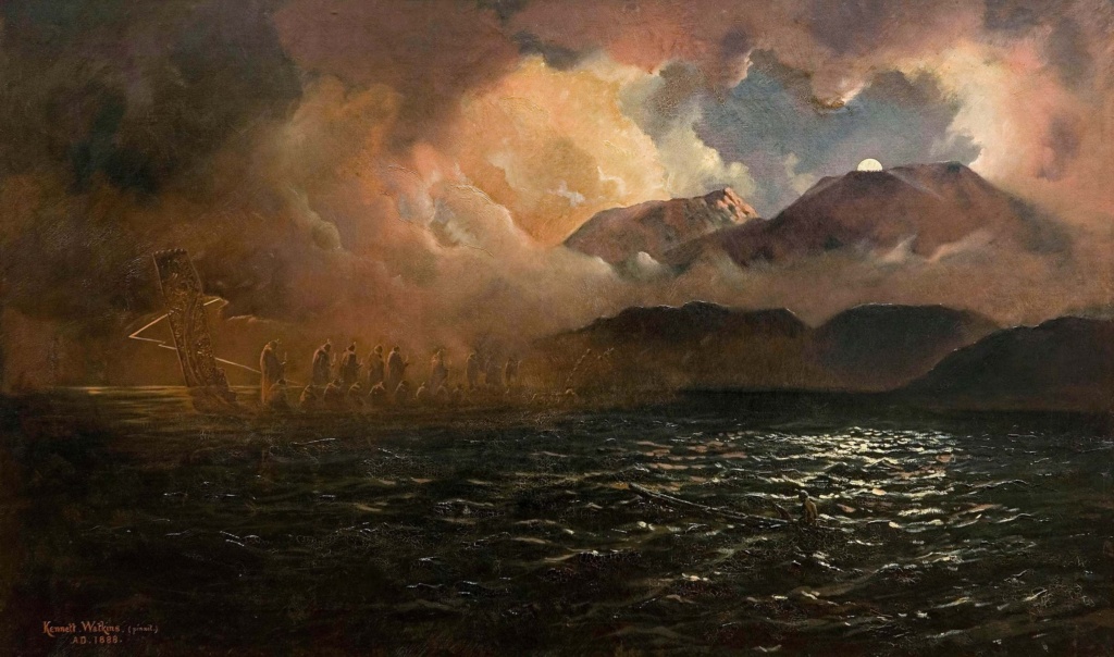 The Phantom Canoe: A Legend of Lake Tarawera (1888) by Kennet Watkins